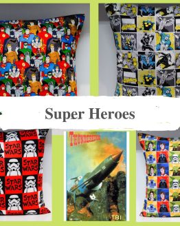 Super Heroes & Comic Book Characters Cushions & Birthday Cards