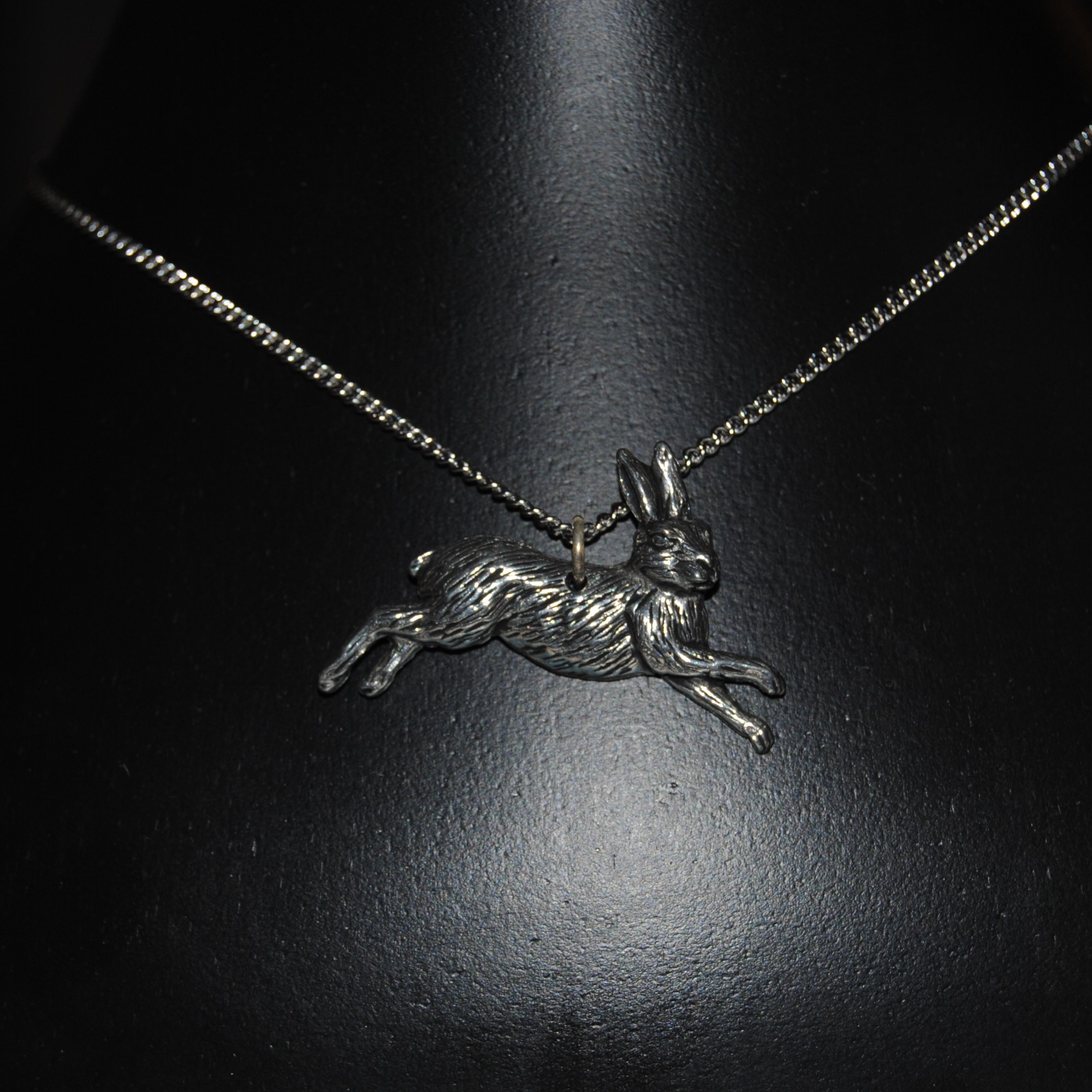 Pewter - Hare Pendant