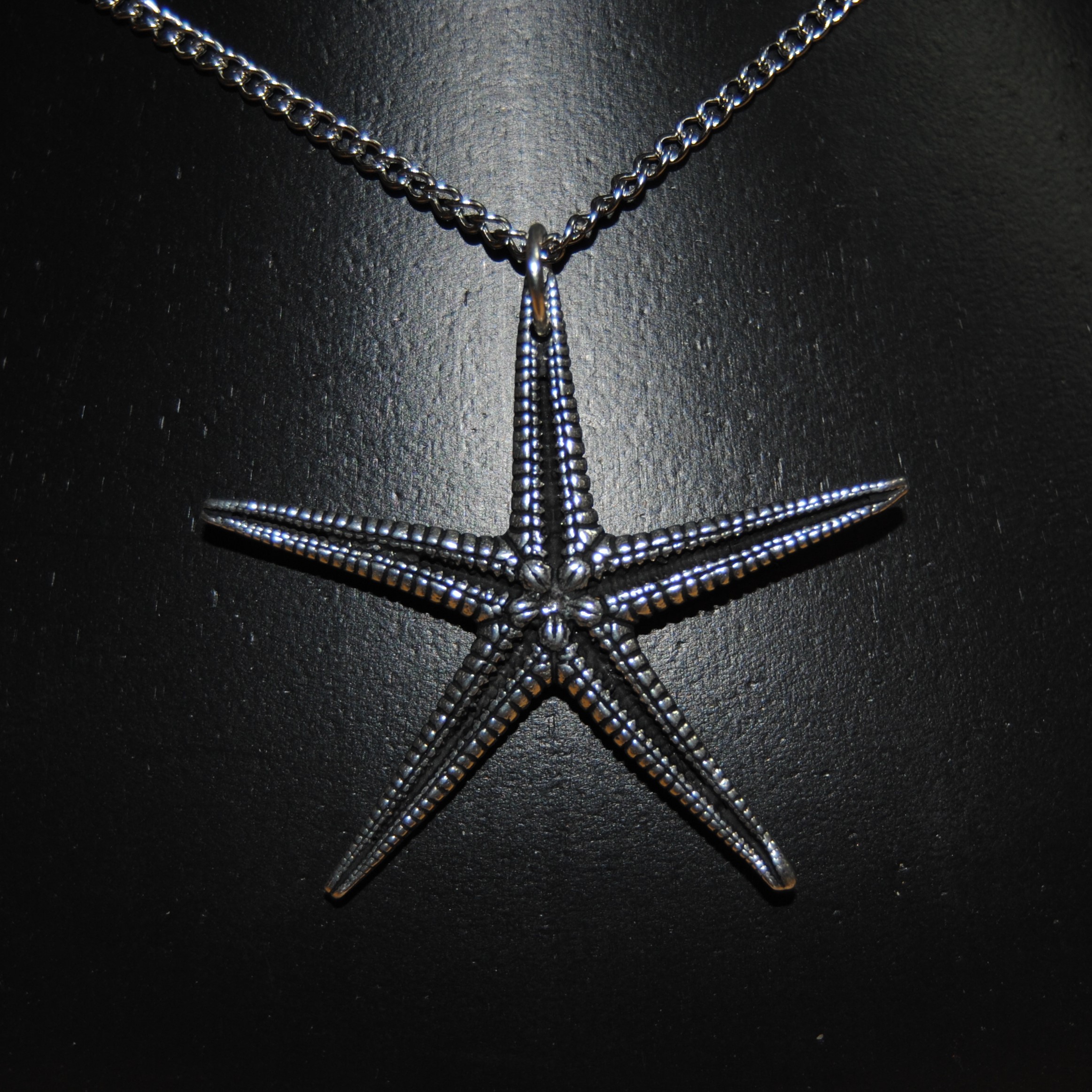 Pewter - Lge Starfish Pendant