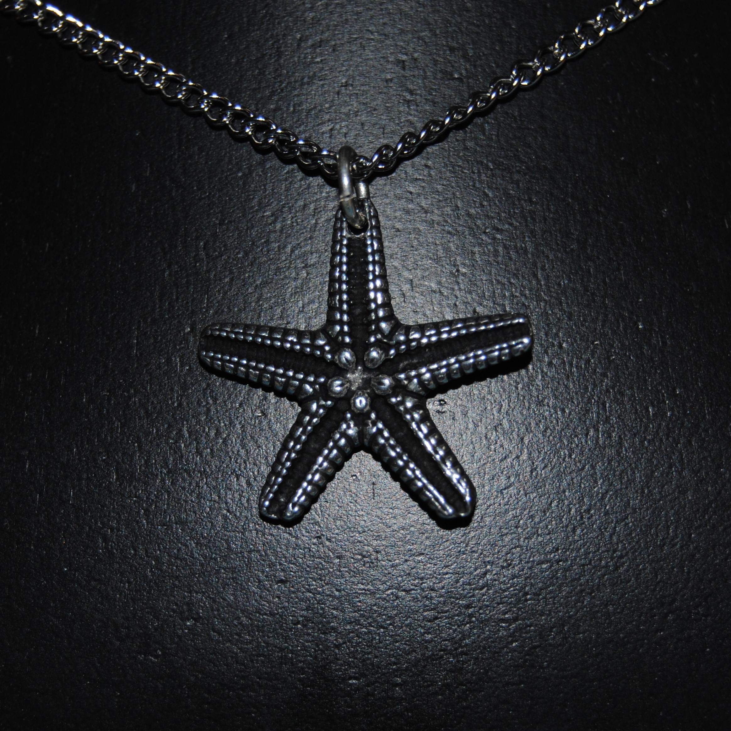 Pewter - Small Starfish Pendant