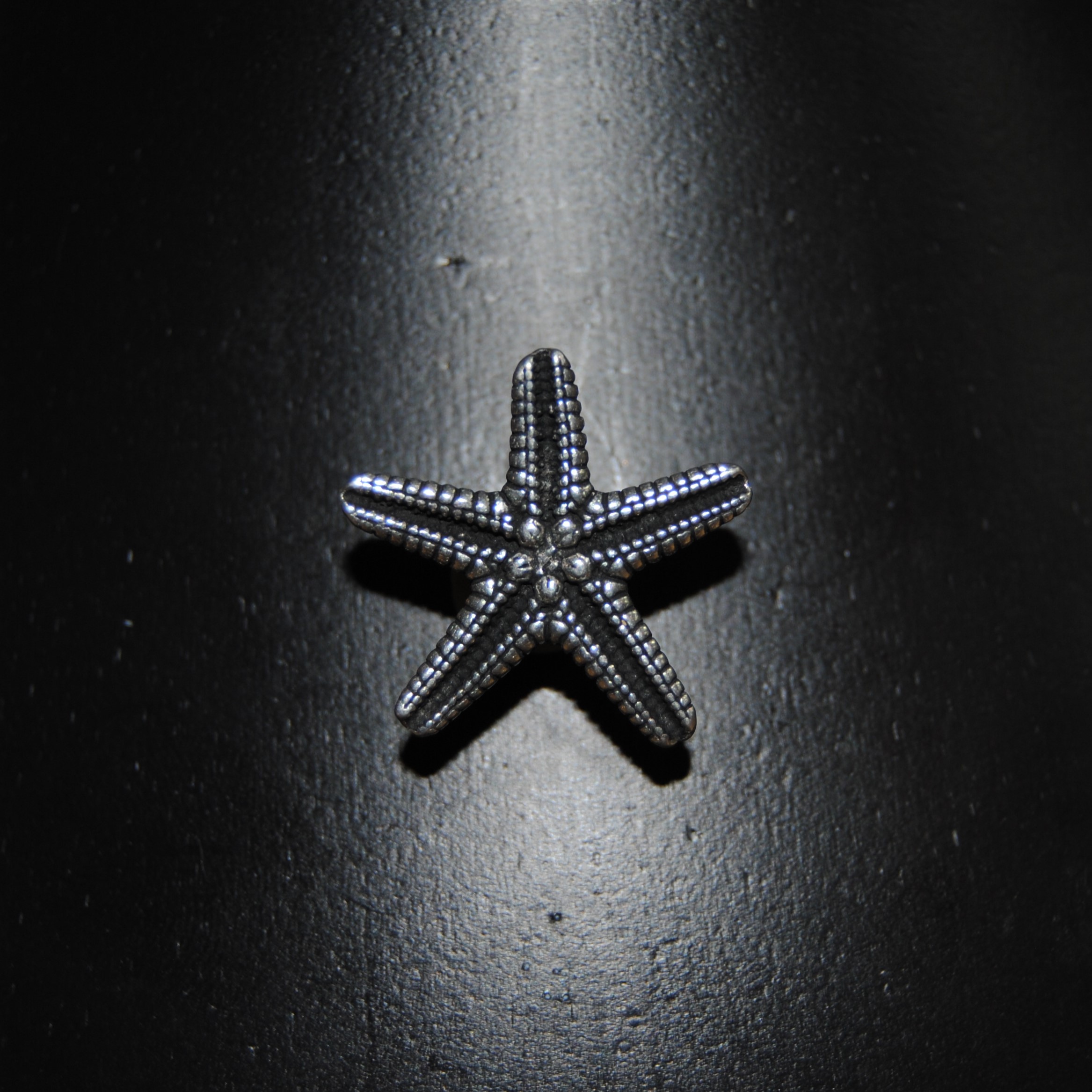 Pewter - Starfish Brooch