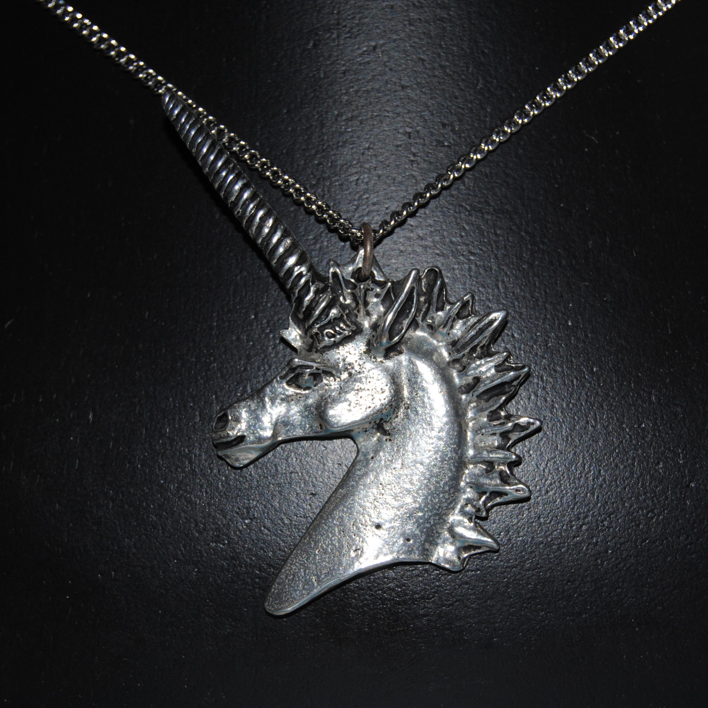 Pewter - Unicorn Pendant
