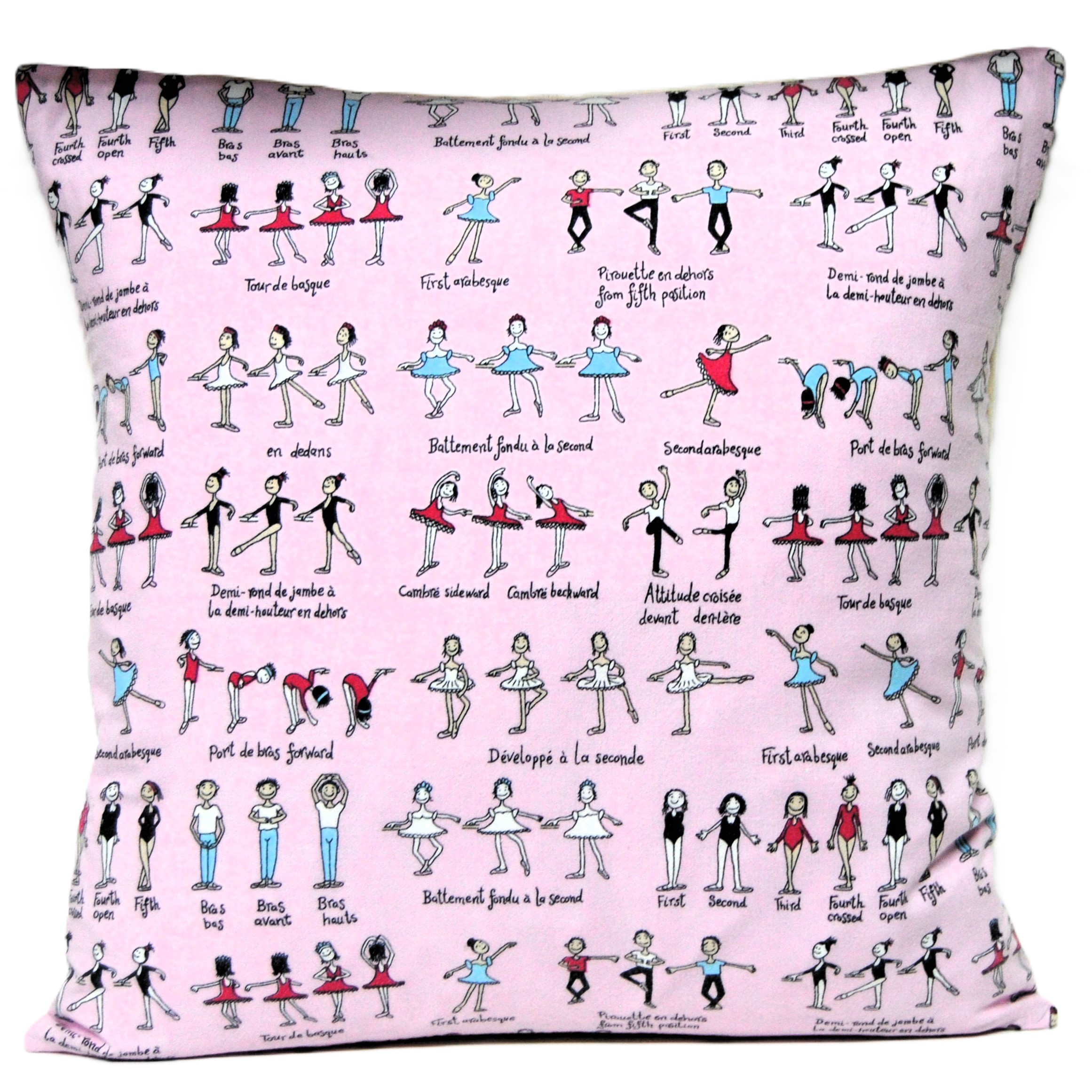 Ballet Positions Cushion.