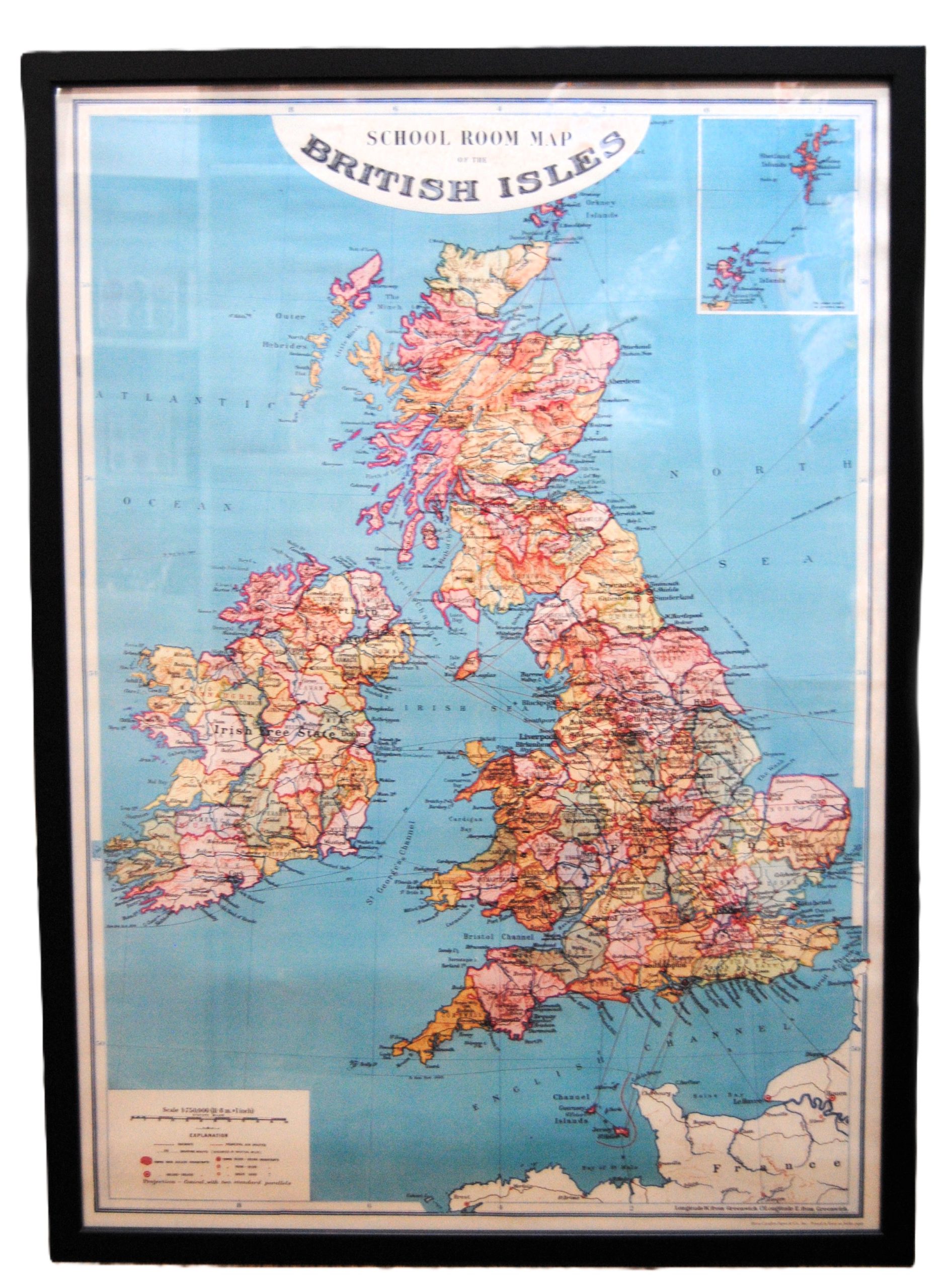 Map - British Isles a