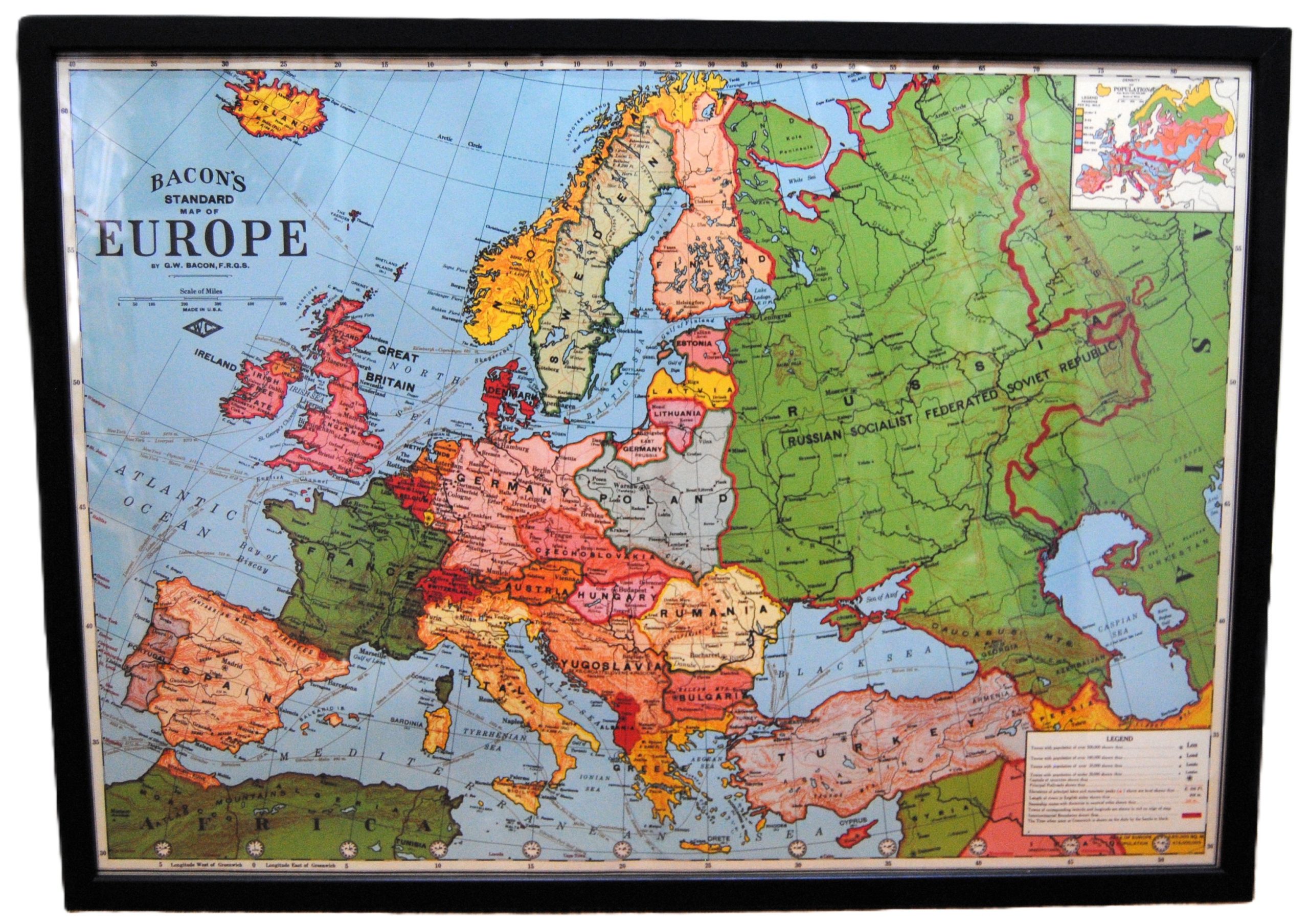Map - Europe a