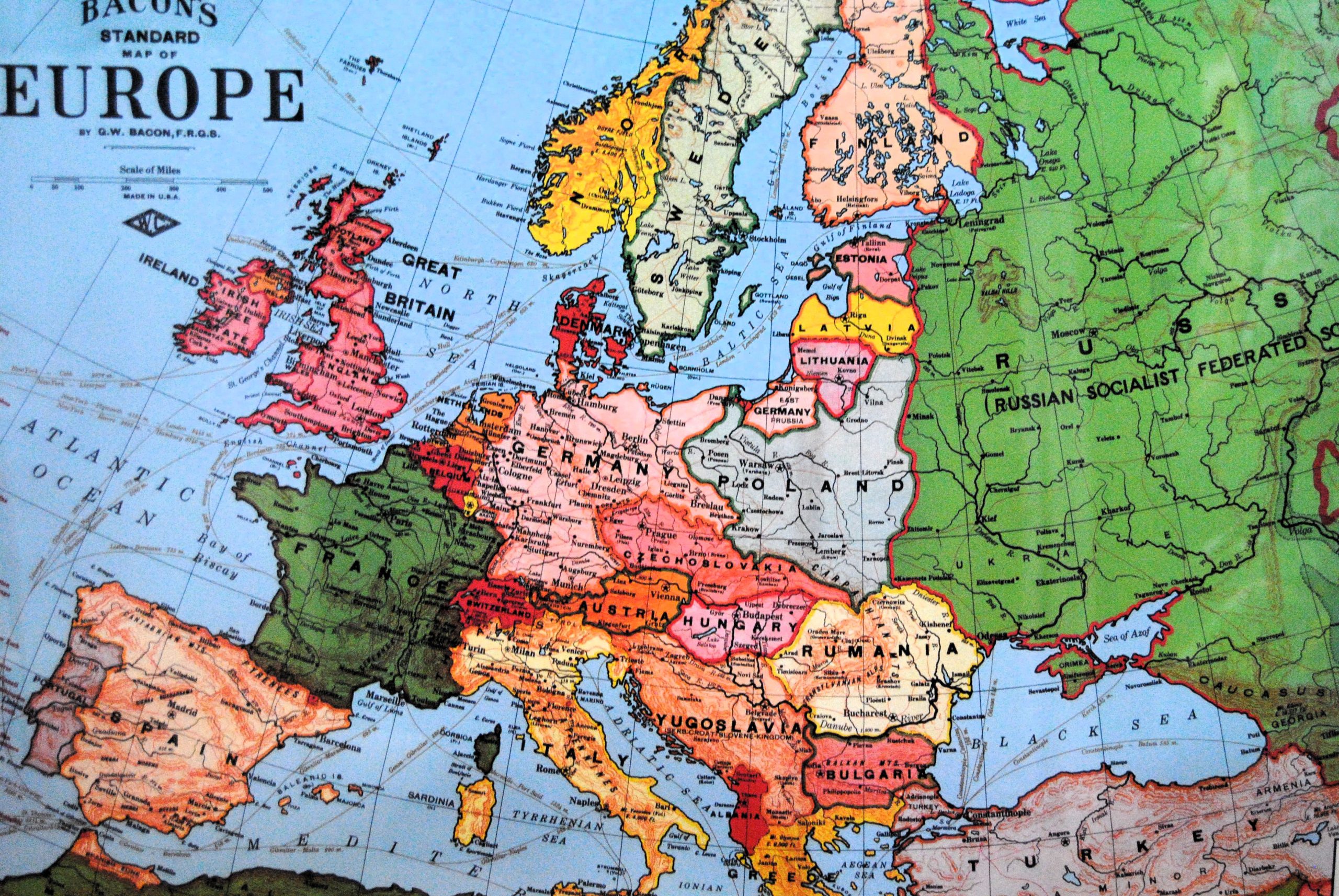 Map - Europe b