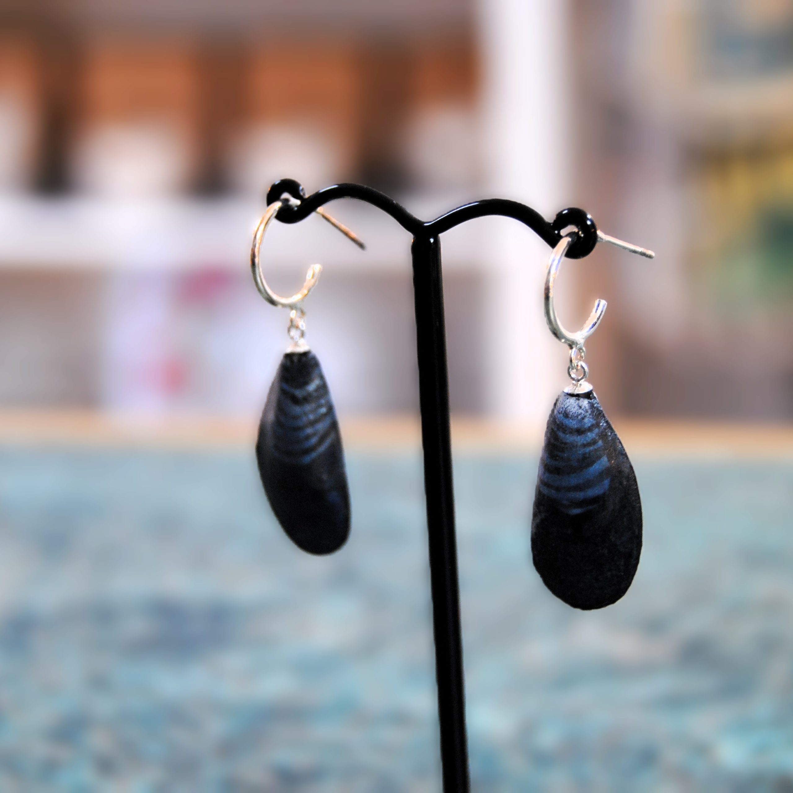 FERN - Mussel Earrings b