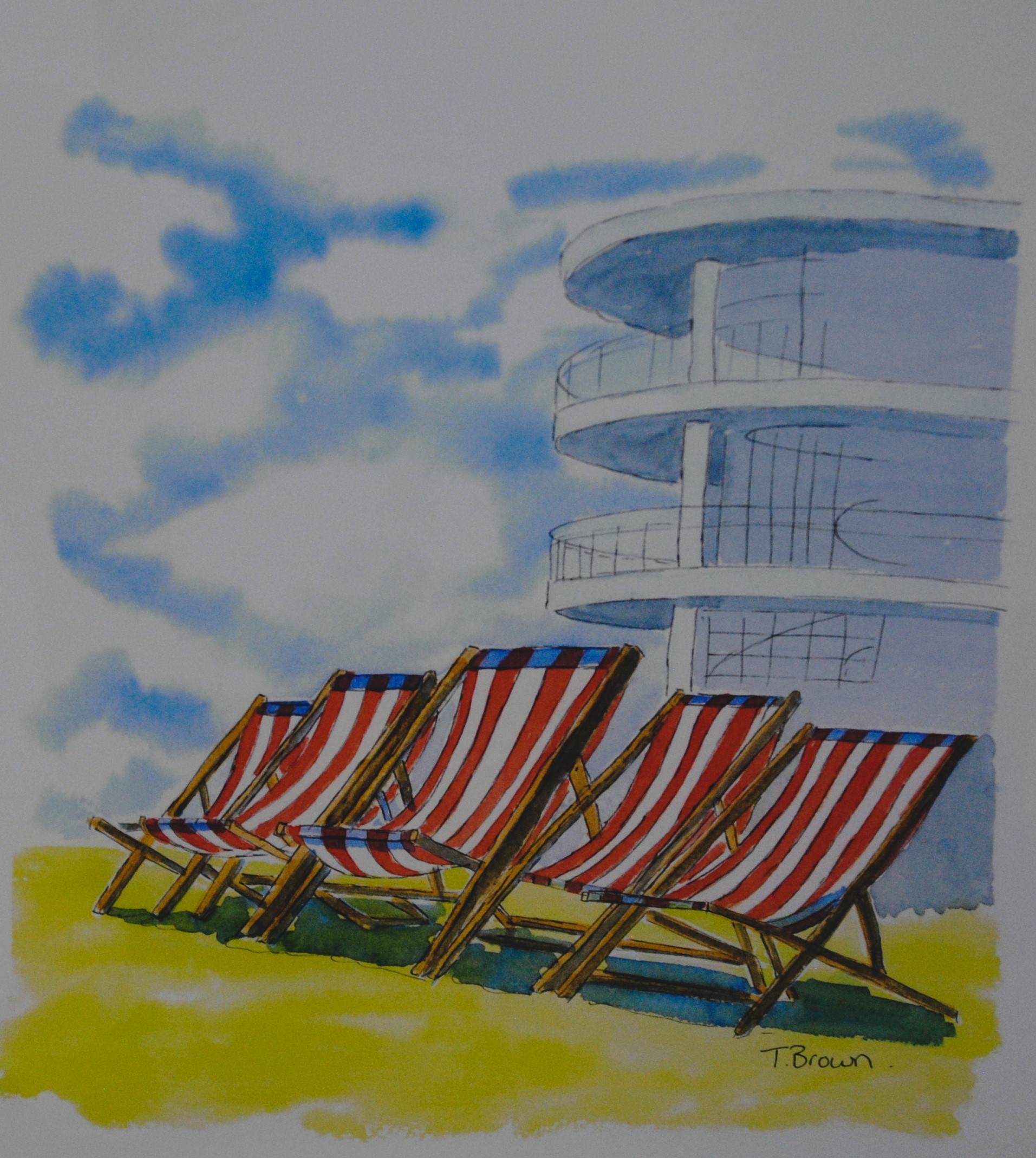 TRACEY BROWN - Red Chairs & DLWP c