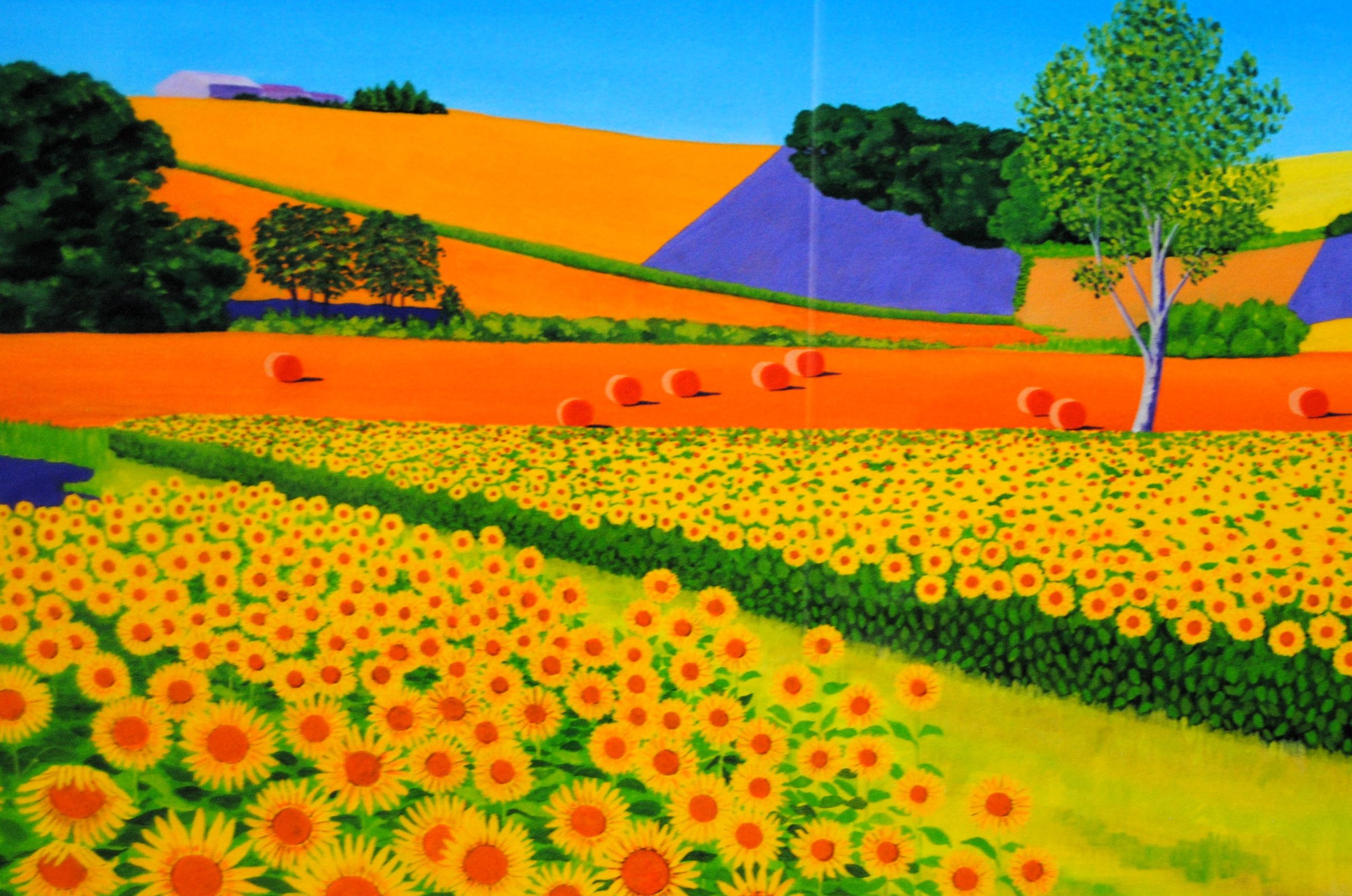 Ruth Cowell - A Field Of Sunflowers b